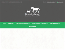 Tablet Screenshot of horseanddogtherapy.com